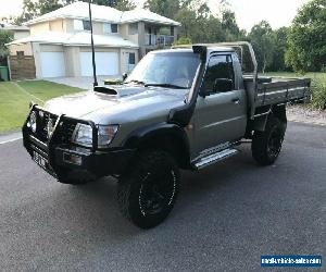 2000 Nissan Patrol GU ST (4x4) Desert Gold Manual 5sp M Coil Cab Chassis