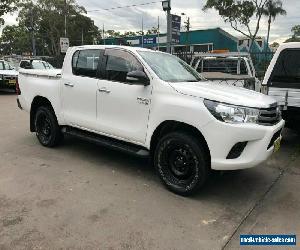 2015 Toyota Hilux GUN126R SR (4x4) White Automatic 6sp A Dual Cab Utility