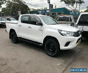 2015 Toyota Hilux GUN126R SR (4x4) White Automatic 6sp A Dual Cab Utility