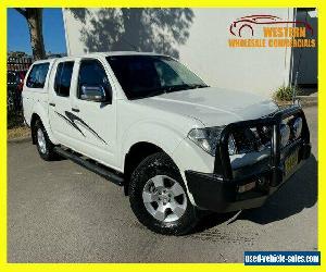 2008 Nissan Navara D40 ST-X Utility Dual Cab 4dr Auto 5sp 4x4 810kg 2.5DT White