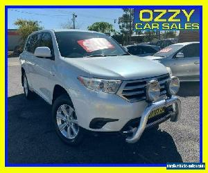 2012 Toyota Kluger GSU40R MY11 Upgrade KX-R (FWD) 5 Seat Pearl White Automatic