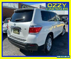 2012 Toyota Kluger GSU40R MY11 Upgrade KX-R (FWD) 5 Seat Pearl White Automatic