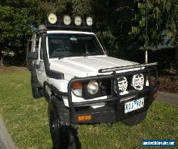 2002 Toyota Landcruiser HDJ79R (4x4) White Manual 5sp M Cab Chassis for Sale