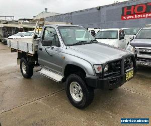 2002 Toyota Hilux VZN167R (4x4) Silver Manual 5sp M Cab Chassis