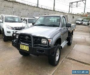 2002 Toyota Hilux VZN167R (4x4) Silver Manual 5sp M Cab Chassis