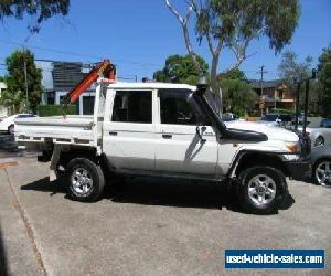 2014 Toyota Landcruiser VDJ79R MY12 Update GXL (4x4) White Manual 5sp M