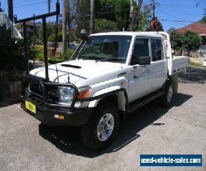 2014 Toyota Landcruiser VDJ79R MY12 Update GXL (4x4) White Manual 5sp M