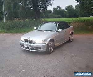 2002 BMW 318 CI SILVER convertible leather mot service history cheap summer 2dr