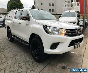 2015 Toyota Hilux GUN126R SR (4x4) White Automatic 6sp A Dual Cab Utility