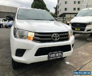 2015 Toyota Hilux GUN126R SR (4x4) White Automatic 6sp A Dual Cab Utility