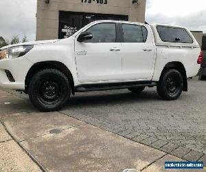 2015 Toyota Hilux GUN126R SR (4x4) White Automatic 6sp A Dual Cab Utility