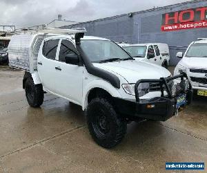 2014 Mitsubishi Triton MN GLX White Manual M Utility