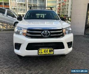 2017 Toyota Hilux GGN120R SR White Automatic 6sp A Dual Cab Utility