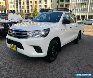 2017 Toyota Hilux GGN120R SR White Automatic 6sp A Dual Cab Utility