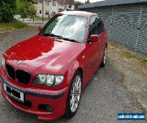 Bmw 320i M Sport Saloon Low Mileage Imola Red Manual Rare Colour No Reserve  