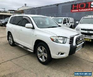 2007 Toyota Kluger GSU45R KX-S White Automatic A Wagon