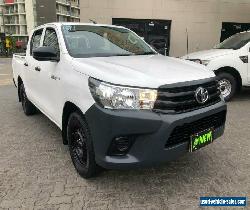 2015 Toyota Hilux TGN121R Workmate White Automatic 6sp A Dual Cab Utility for Sale