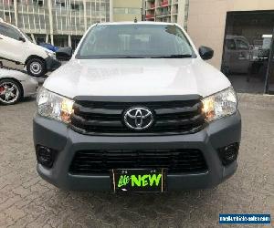 2015 Toyota Hilux TGN121R Workmate White Automatic 6sp A Dual Cab Utility