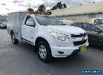 2013 Holden Colorado RG LX Cab Chassis Single Cab 2dr Spts Auto 6sp 2.8DT White for Sale