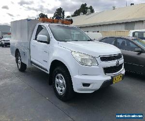 2013 Holden Colorado RG LX Cab Chassis Single Cab 2dr Spts Auto 6sp 2.8DT White