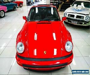 1986 Porsche 930 Turbo Red Manual M Coupe