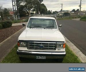 1992 Ford F250 TRAYBACK White Automatic A Trayback