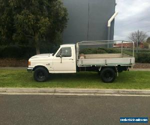 1992 Ford F250 TRAYBACK White Automatic A Trayback