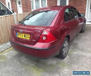 2004 FORD MONDEO ZETEC TDCI RED