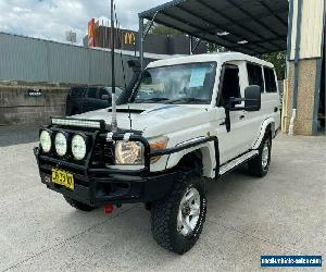 2010 Toyota Landcruiser VDJ78R GXL White Manual M Wagon