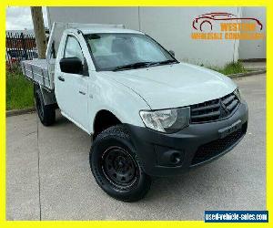 2011 Mitsubishi Triton White Manual M Cab Chassis