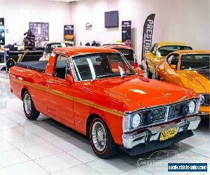 1970 Ford Falcon XW 500 Orange Manual 4sp M Utility