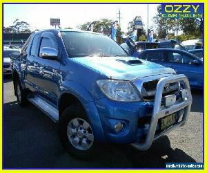 2011 Toyota Hilux KUN26R MY11 Upgrade SR5 (4x4) Blue Manual 5sp M Extracab