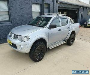 2012 Mitsubishi Triton MN MY12 GL-R Silver Automatic A Double Cab Utility