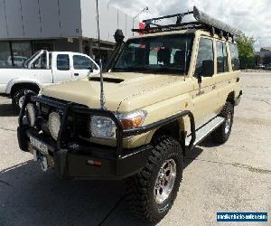 2012 Toyota Landcruiser VDJ76R Workmate (4x4) Beige 5sp Wagon