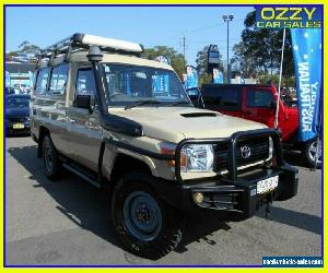 2011 Toyota Landcruiser VDJ78R 09 Upgrade Workmate (4x4) 11 Seat Sandy Taupe M for Sale