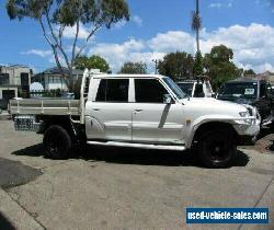 2003 Nissan Patrol GU ST (4x4) White Manual 5sp M Coil Cab Chassis for Sale