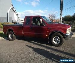 2002 Ford F250 RM XLT Burgundy Automatic 4sp A Super Cab Pickup for Sale