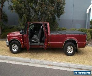 2002 Ford F250 RM XLT Burgundy Automatic 4sp A Super Cab Pickup