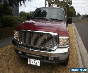 2002 Ford F250 RM XLT Burgundy Automatic 4sp A Super Cab Pickup