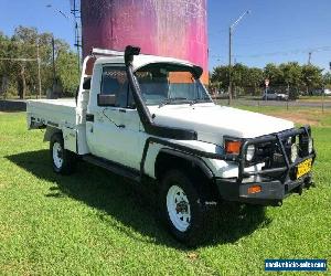 2005 Toyota Landcruiser HZJ79R (4x4) White Manual 5sp M Cab Chassis for Sale