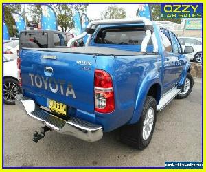 2012 Toyota Hilux GGN25R MY12 SR5 (4x4) Blue 5 SP AUTOMATIC Dual Cab Pick-up