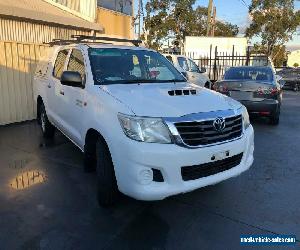 2012 Toyota Hilux KUN16R SR Utility Dual Cab 4dr Man 5sp 3.0DT White Manual M