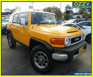 2012 Toyota FJ Cruiser GSJ15R Yellow Automatic 5sp A Wagon