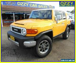 2012 Toyota FJ Cruiser GSJ15R Yellow Automatic 5sp A Wagon