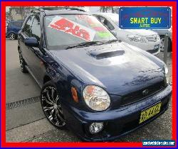 2001 Subaru Impreza MY02 WRX (AWD) Blue Manual 5sp M Hatchback for Sale