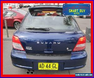 2001 Subaru Impreza MY02 WRX (AWD) Blue Manual 5sp M Hatchback