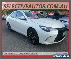 2016 Toyota Camry AVV50R MY15 Atara SL Hybrid White Automatic A Sedan