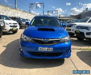 2008 Subaru Impreza G3 WRX Blue Manual M Sedan