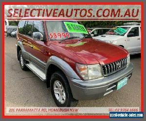 1998 Toyota Landcruiser VZJ95R Prado Grande VX (4x4) Maroon Automatic 4sp A