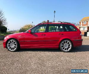 BMW E46 330d Msport Auto Touring 2004 imola Red, grey sports leather  for Sale